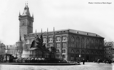 The Old Town Square in Prague in 1928